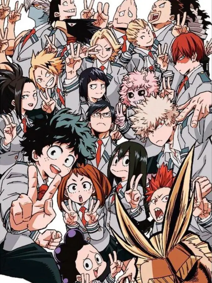 Banani의 First day of school MHA-OMEGAVERSE