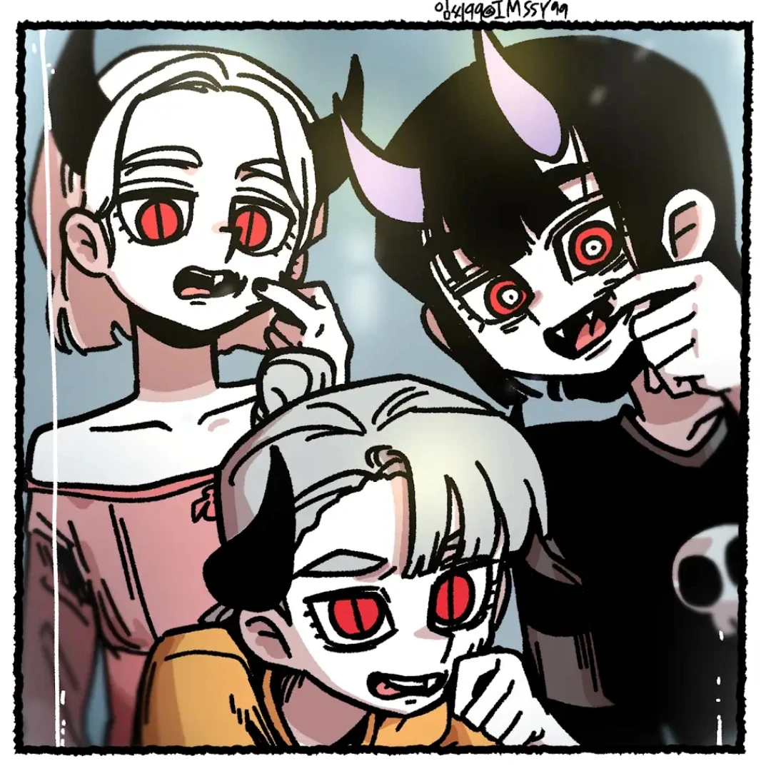 악마자매들 사이에 생긴 사자형제(?)