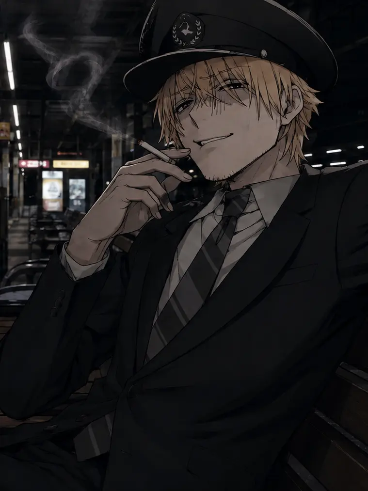 Karaage000의 The Chain-Smoking Station Staff