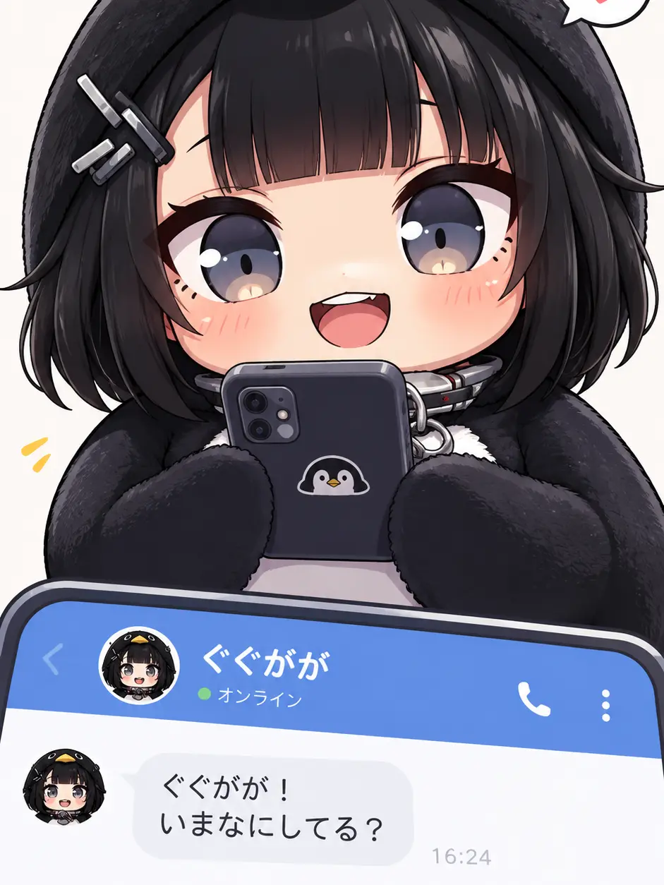 MauveAnime8059의 ググガガとLINE