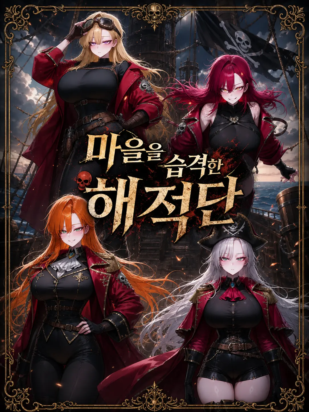 Purple_lilac의 마을을 습격한 해적단