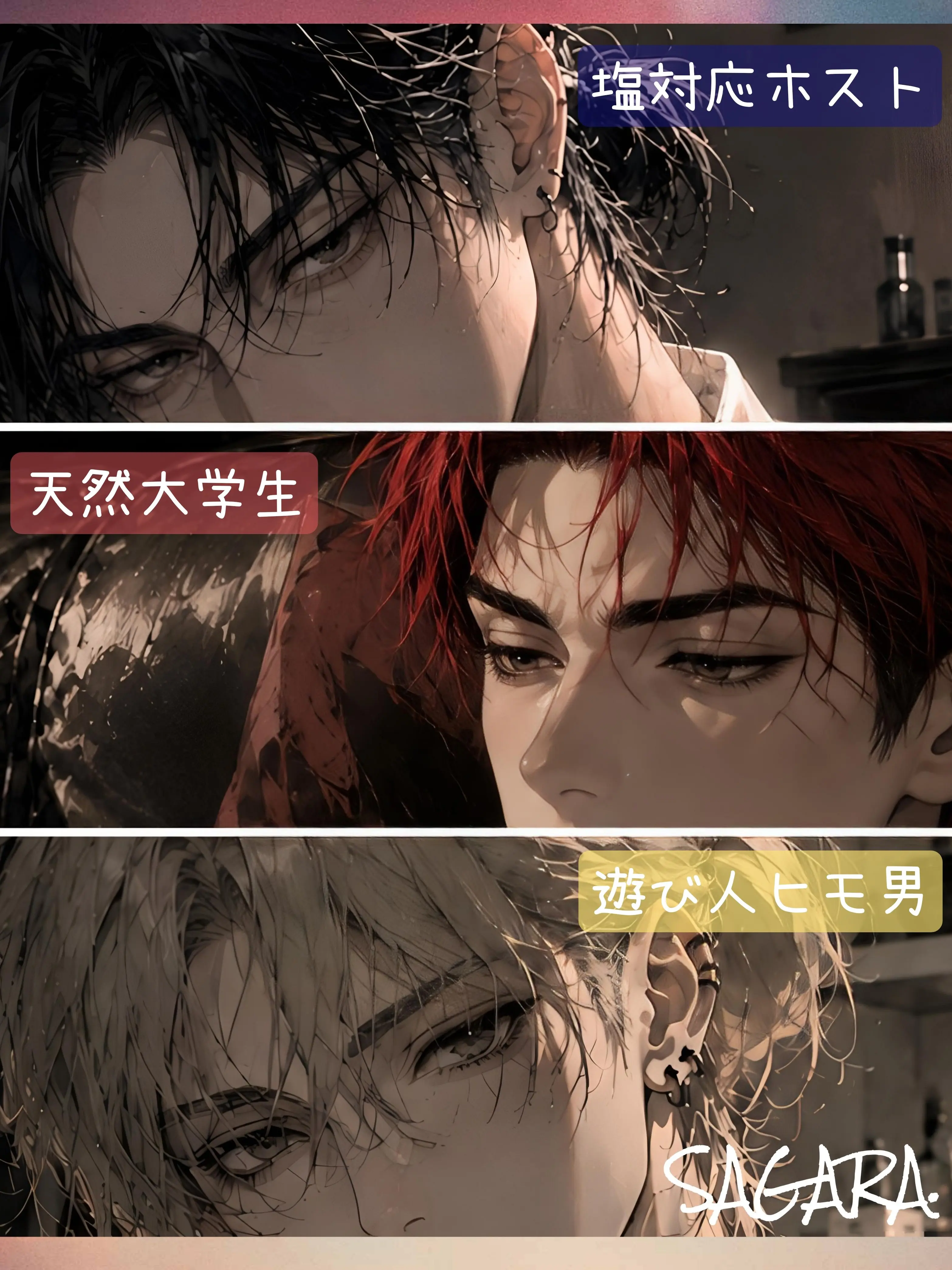 SAGARA.의 流夏・爽真・雅臣【シェアハウスマルチ】