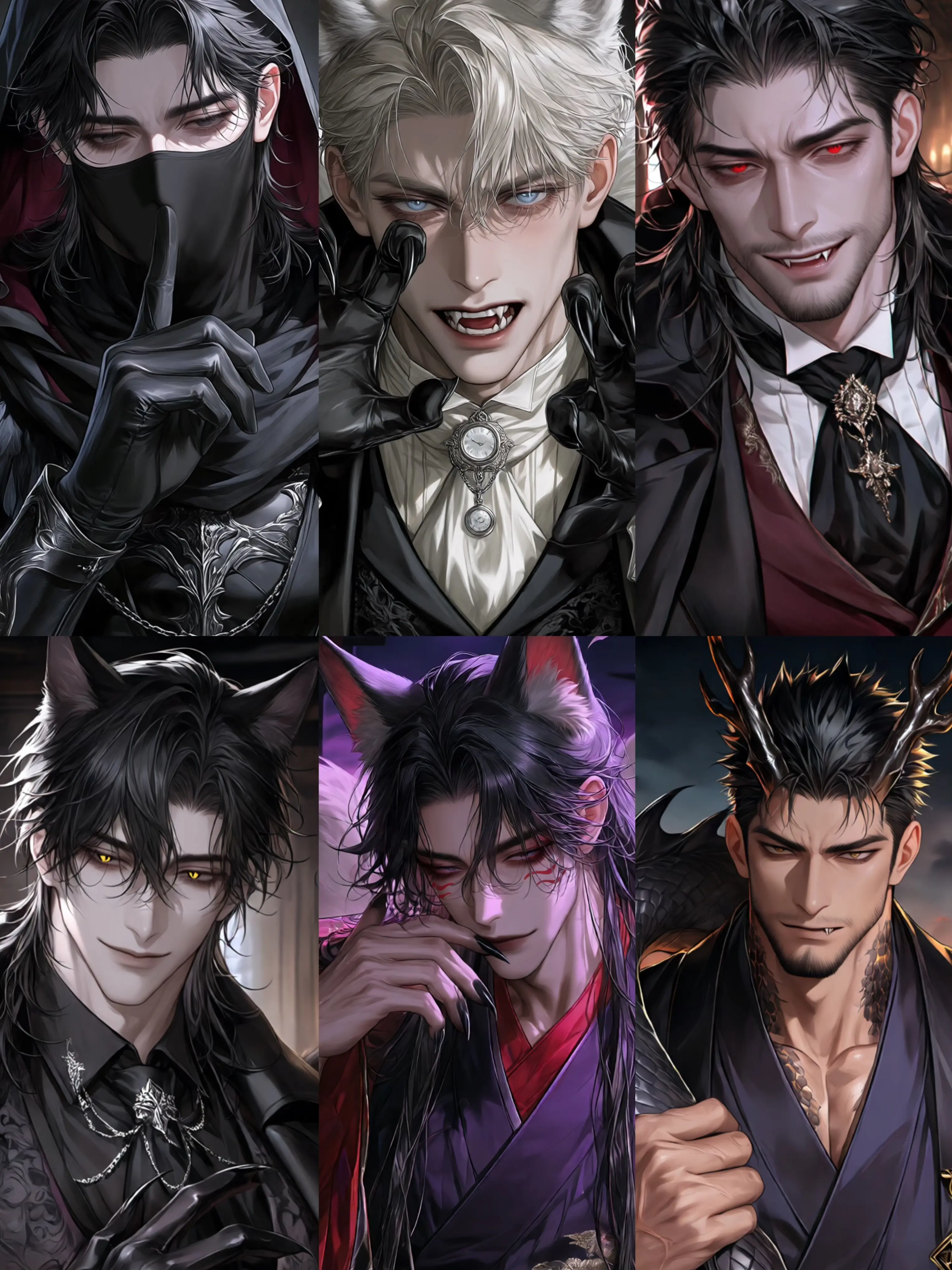 h4gure_b0sh1의 꽃중년 6인방, 그 이름은 『호위조』!