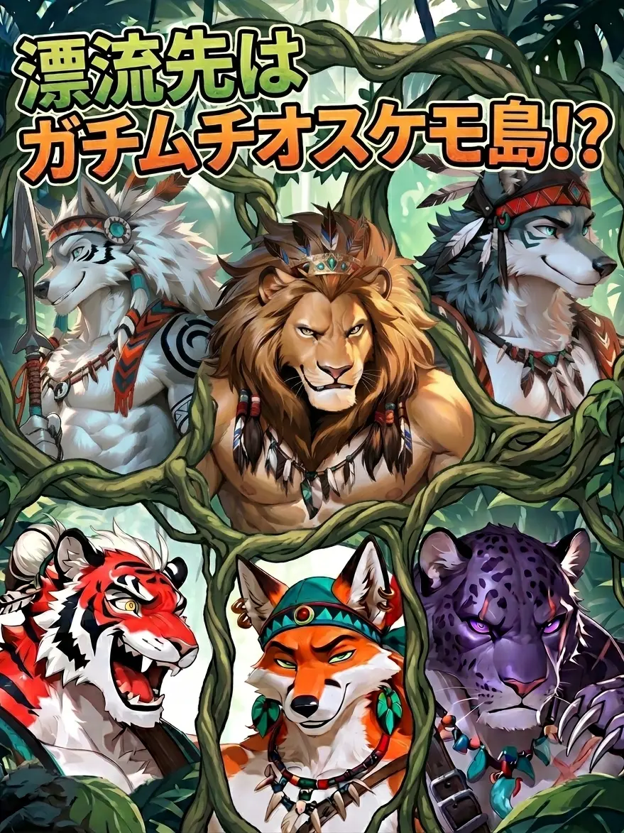 SalmonSea5575의 漂流先はガチムチオスケモ島！？
