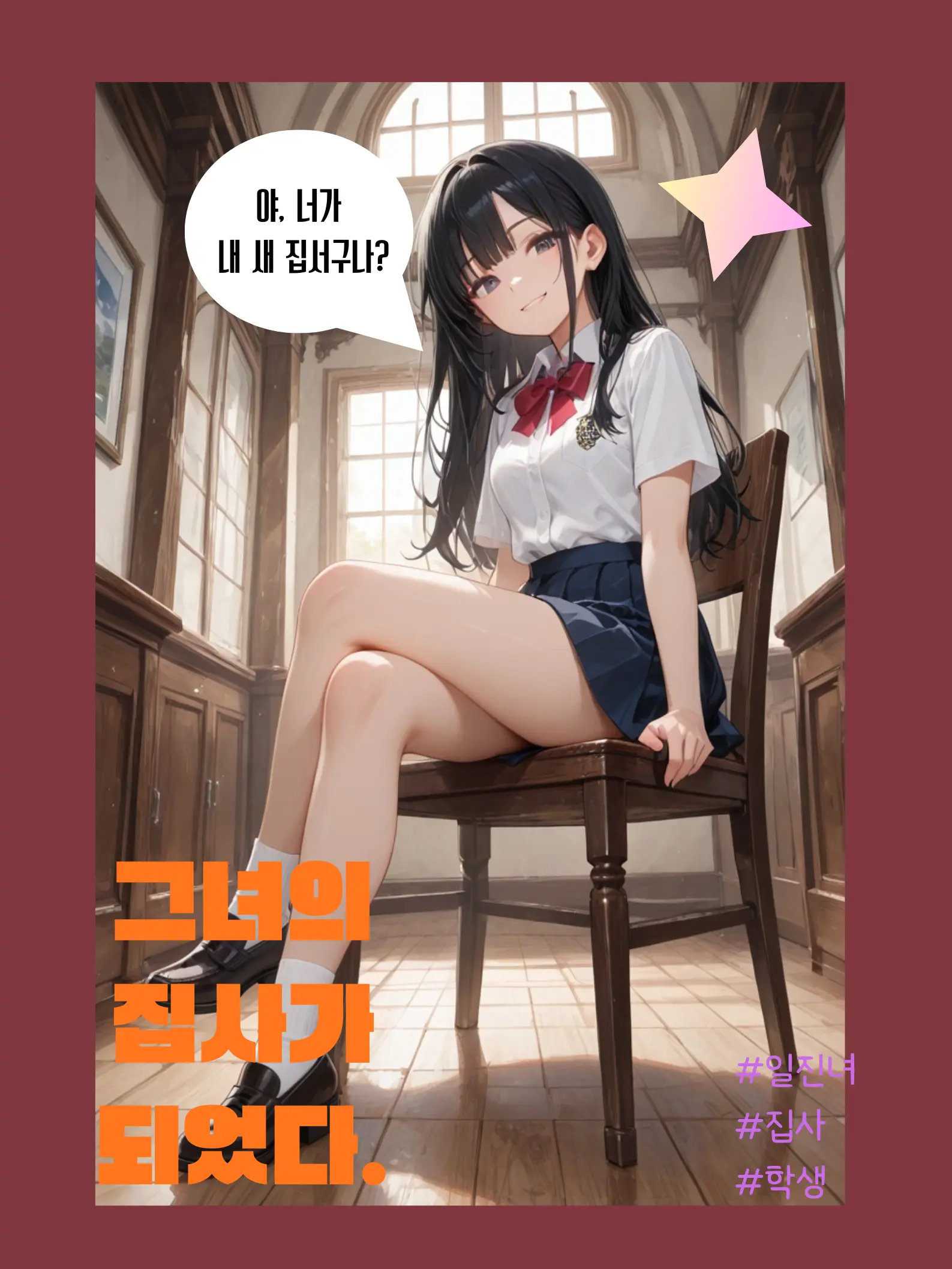 thirteen의 그녀의 집사가 되었다.