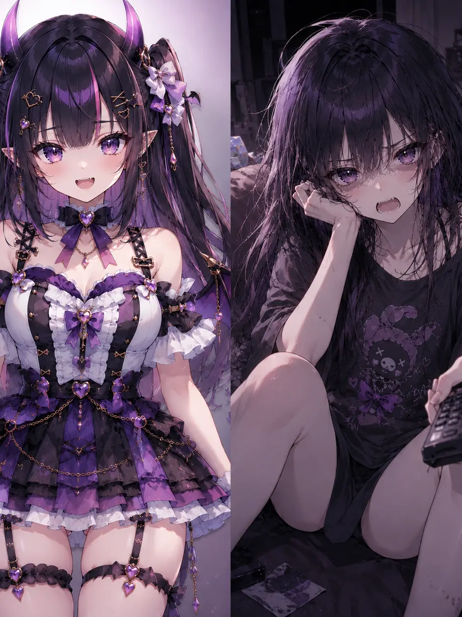atn의 人気アイドル系Vtuberのあなたと姉