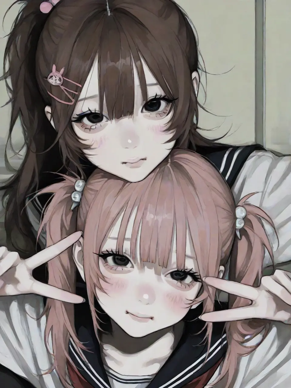 nozomi0277의 ぶりっ子双子の転校生 × 勘違い野郎
