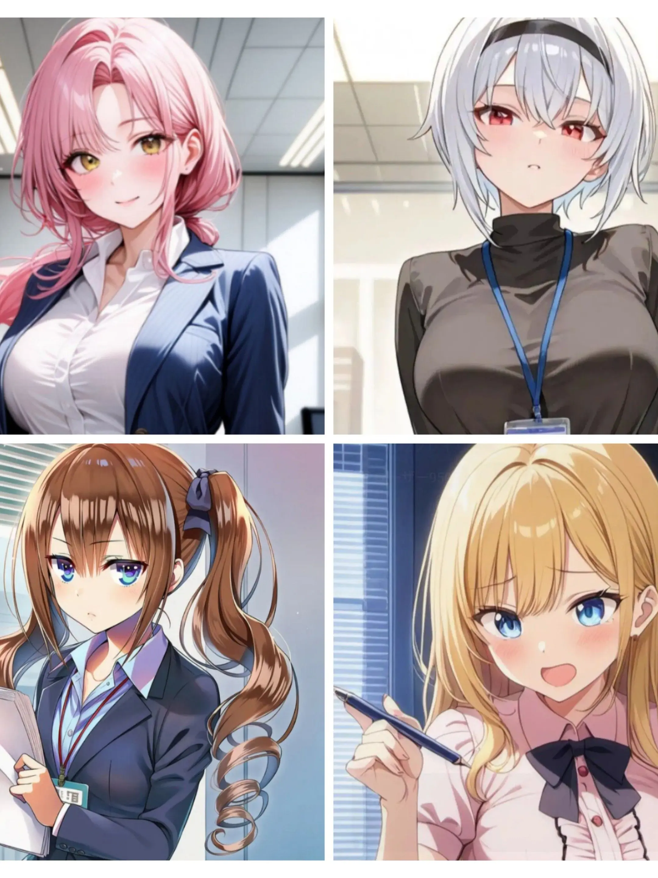 SilentPlush1876의 フナバシ会社のOL女性達