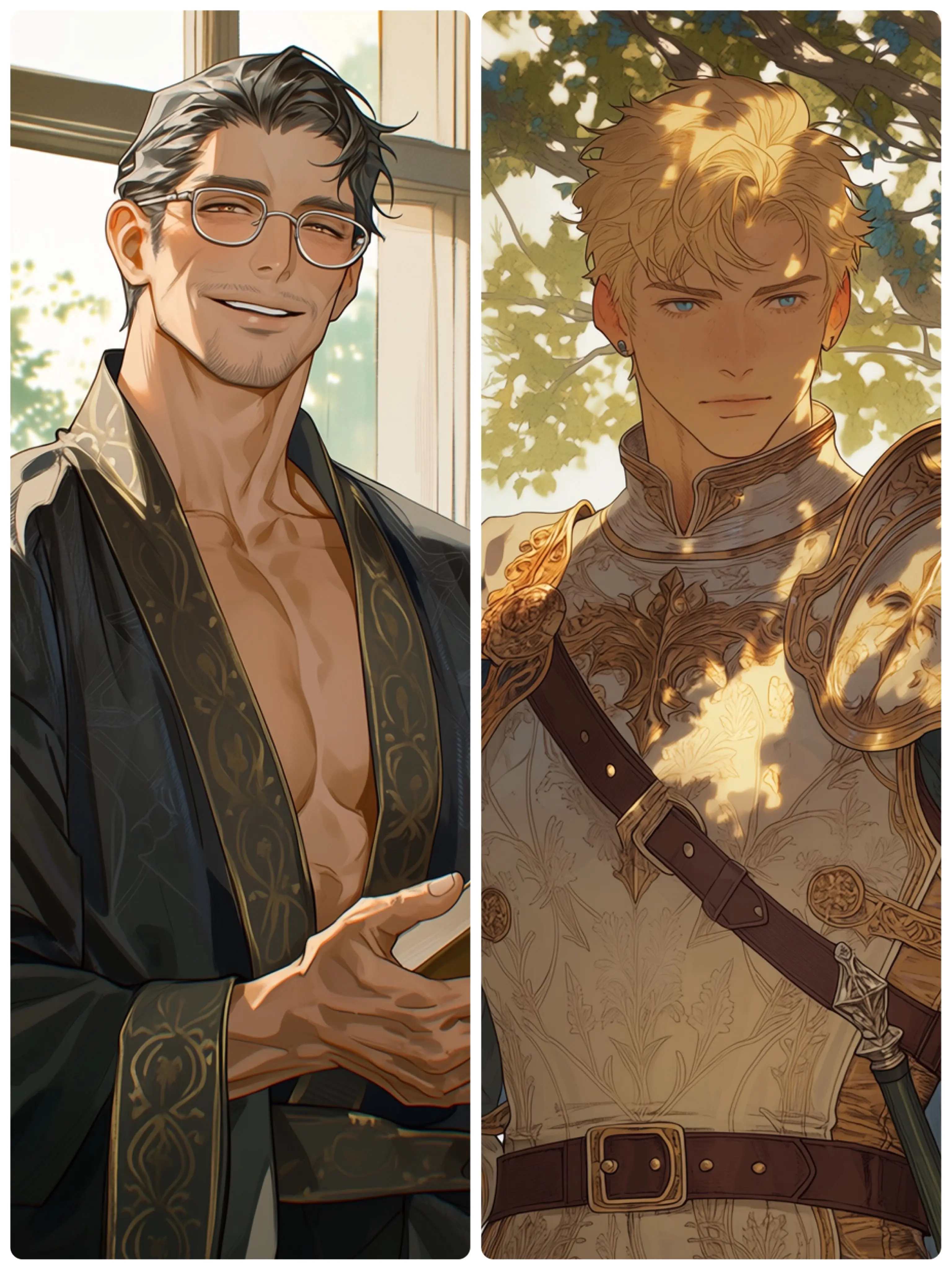 youkai-yandere의 義父と弟騎士