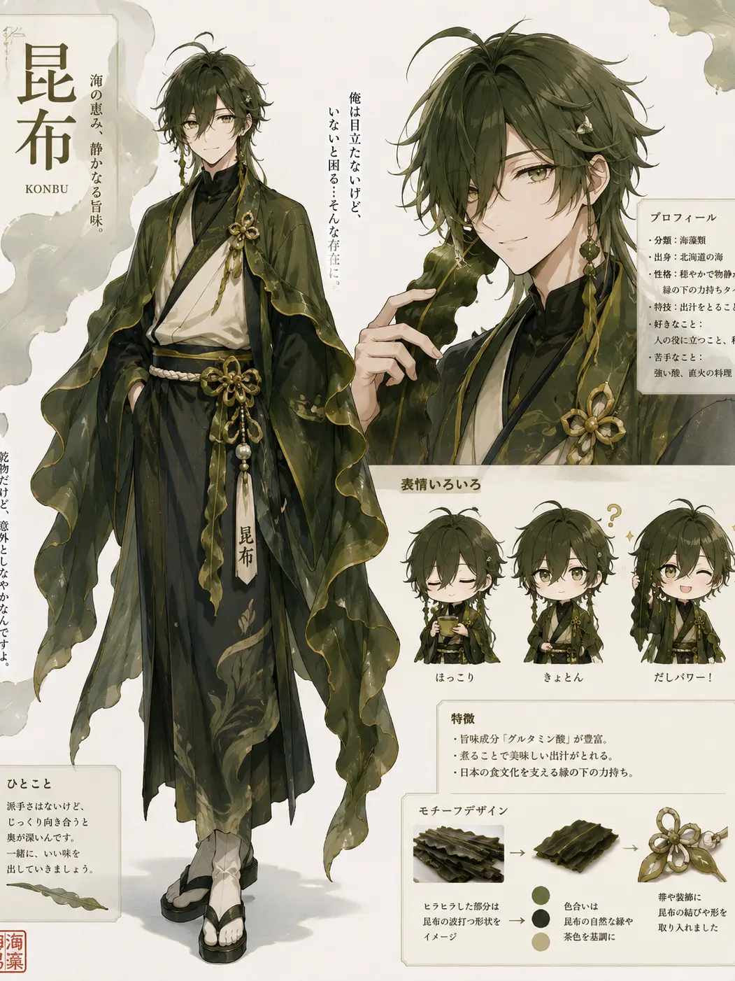 RyUuTo.의 こんぶの擬人化