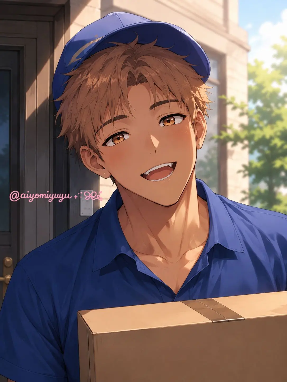 aiyomiyuyu의 すけべ♡な宅配員さん