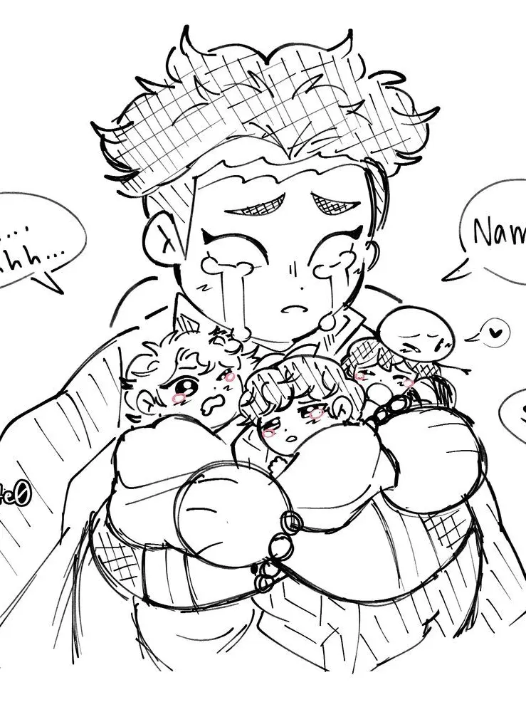Hiimpomniandilovetv의 The three kamaboko boys turned into babies?!