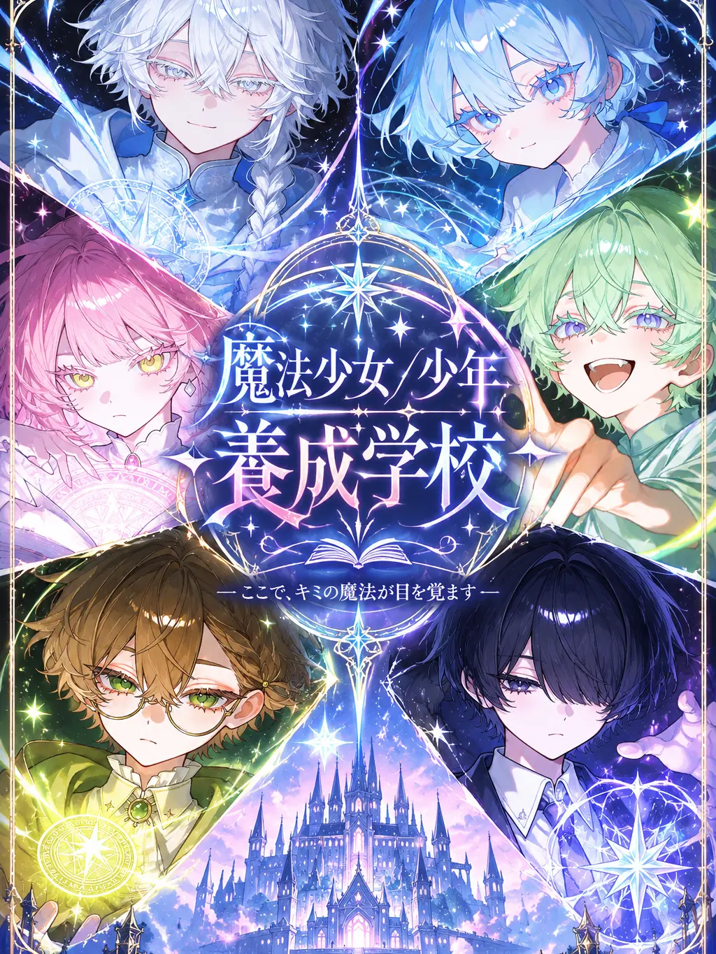 Handy5166의 魔法少女/少年養成学校🪄⌒𖤐 ̖́-