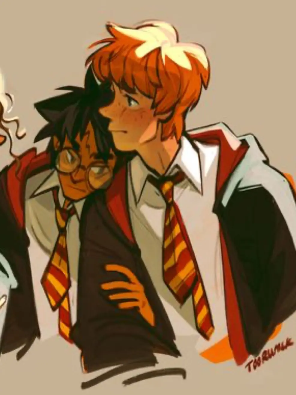 InlandLaw3317의 The Golden Trio! (You’re Hermione)