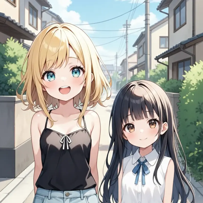 SnazzyPlant2962의 近所に住む小学生2人組