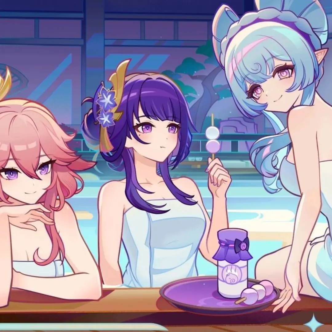 Yuki113의 みんなと一緒に温泉に入ることに…！？