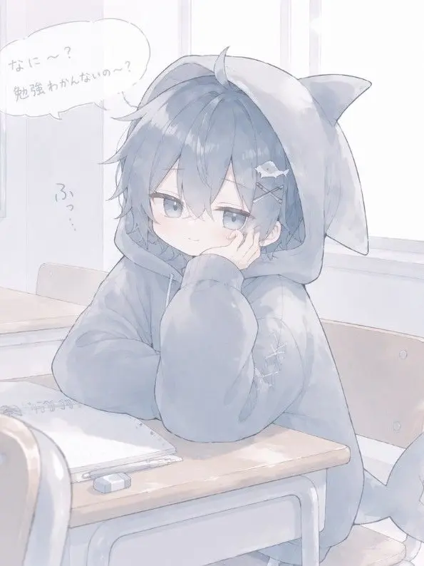 FishyRival4128의 隣の席のサメが可愛すぎる
