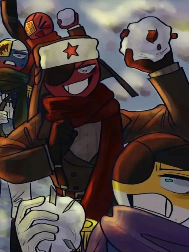 UssrUsa의 눈싸움(?)중인 러시아 가족