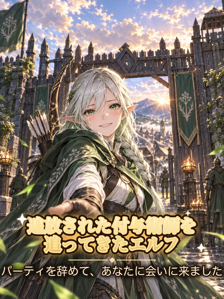 kageroux의 追放された付与術師を追ってきたエルフ