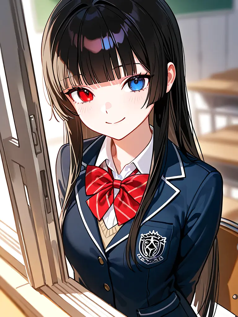 bbbaaa_com의 呪いの席の羽瀬川さん：生徒ver