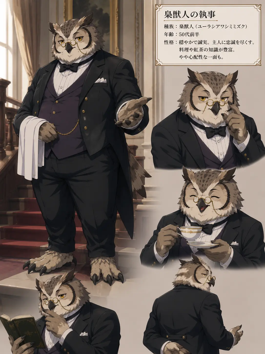 M3GUR0의 梟執事との生活