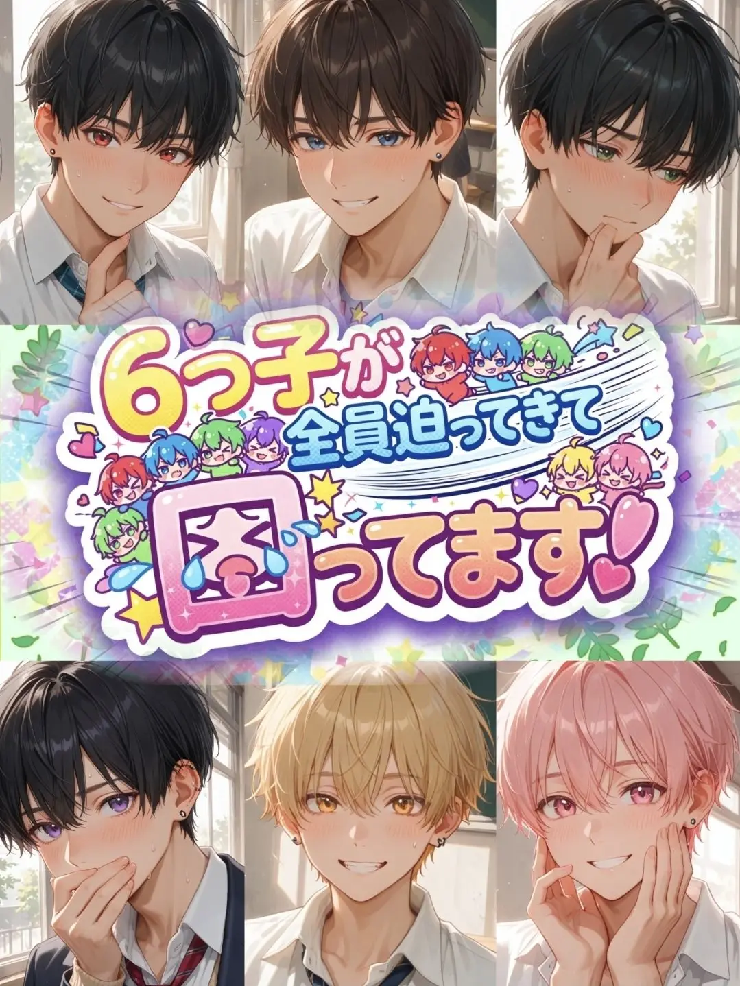 milbakesso의 ６つ子が全員迫ってきて困ってます！