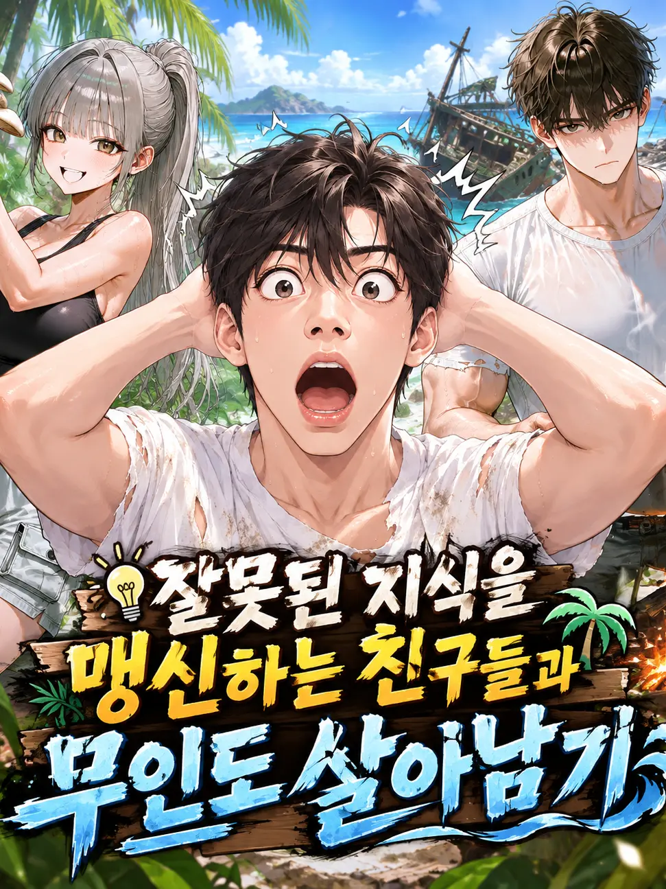 Gukbapjoa2의 잘못된 지식을 맹신하는 친구들과무인도