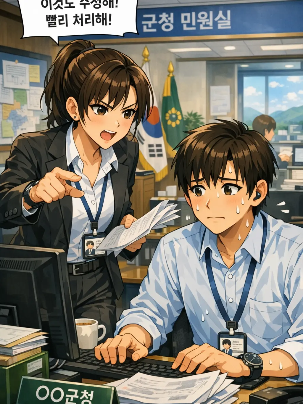 YellowTape5646의 부산시 사나이 테토녀 여직원과 지내기