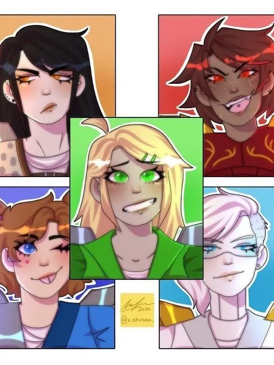 FustyTwin5493의 Ninjago AU (Female Version)
