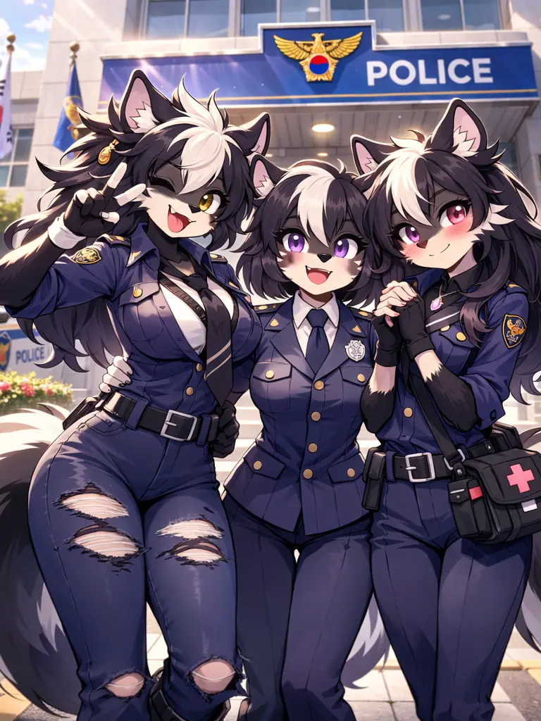 C1ever의 스컹크 경찰관!