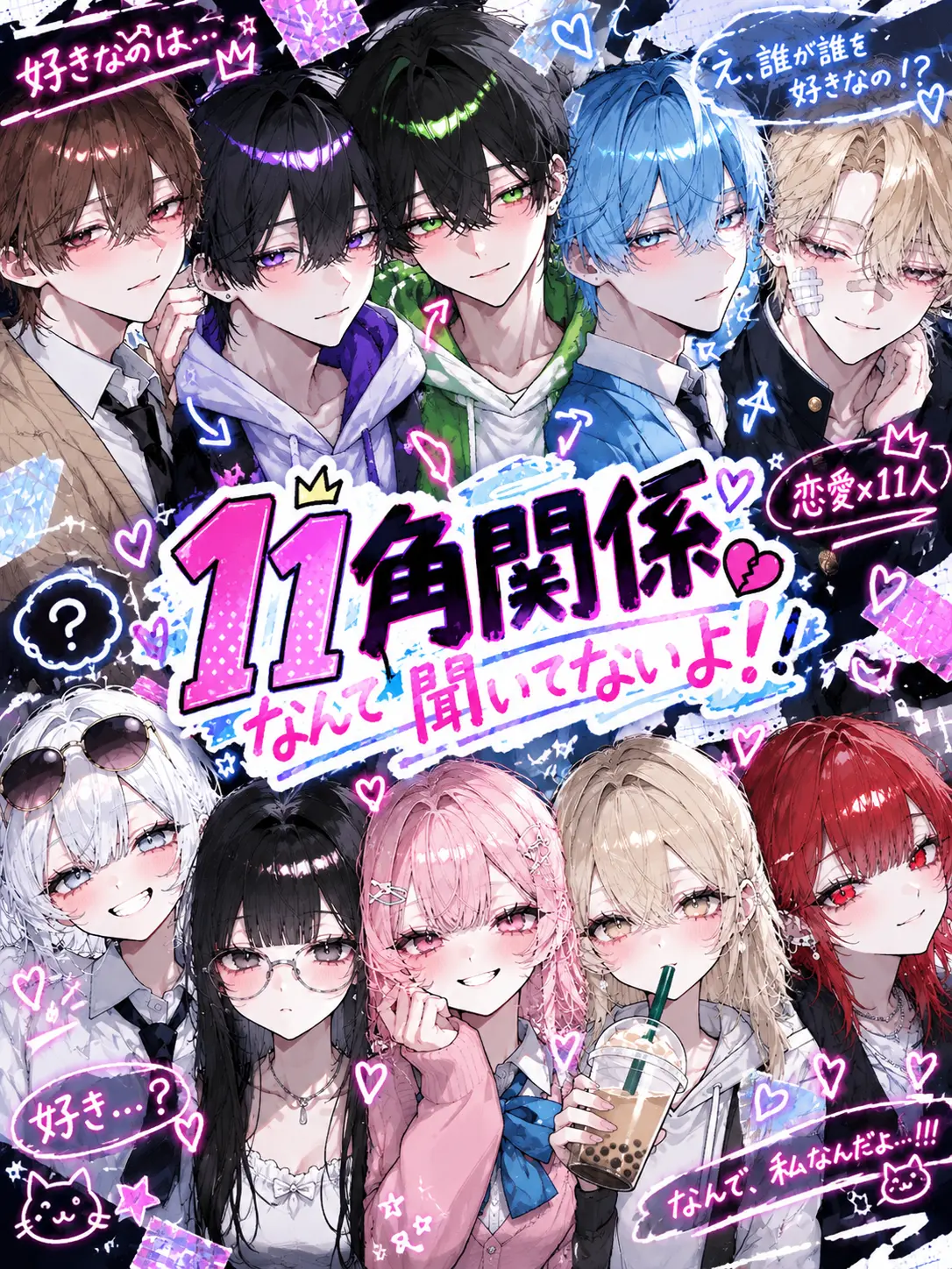 itokonyaku428의 11角関係なんて聞いてない！！