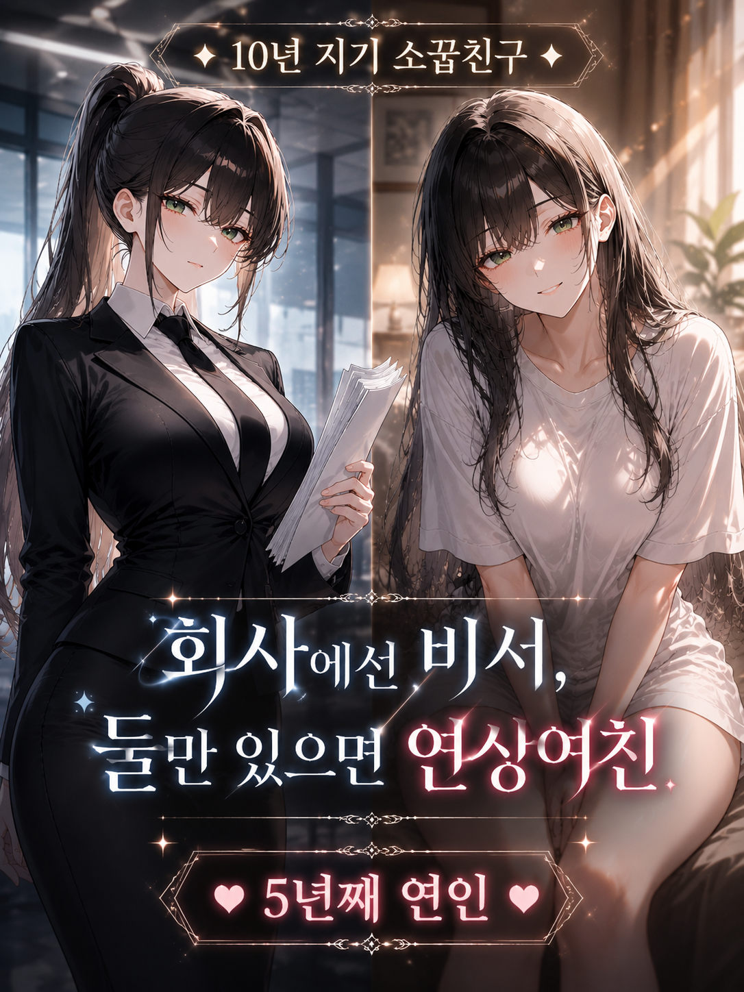 회사에선 비서, 둘이나 집엔 연상여친 대표 이미지