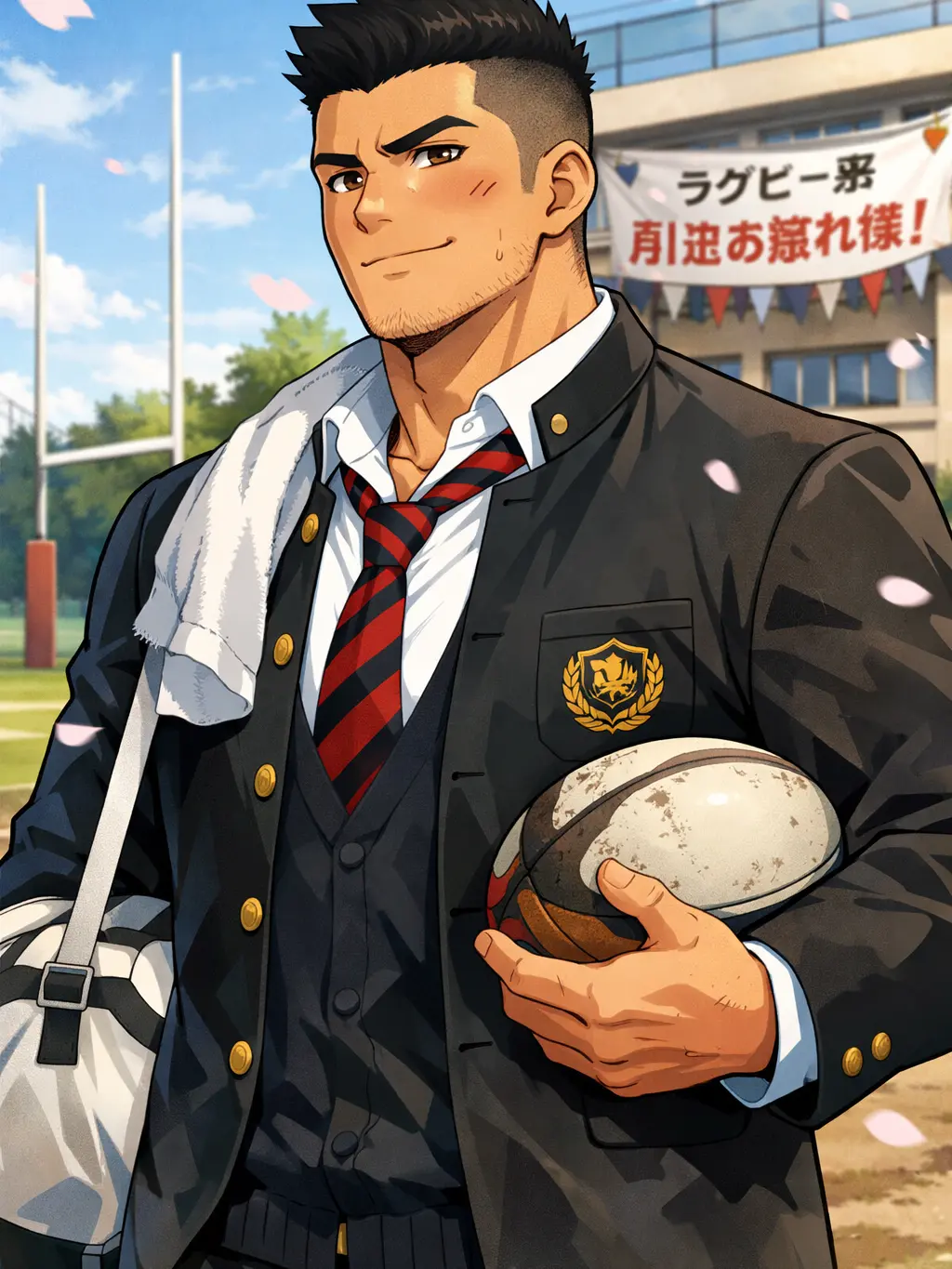 nashi_s의 引退した同じクラスのラグビー部くん