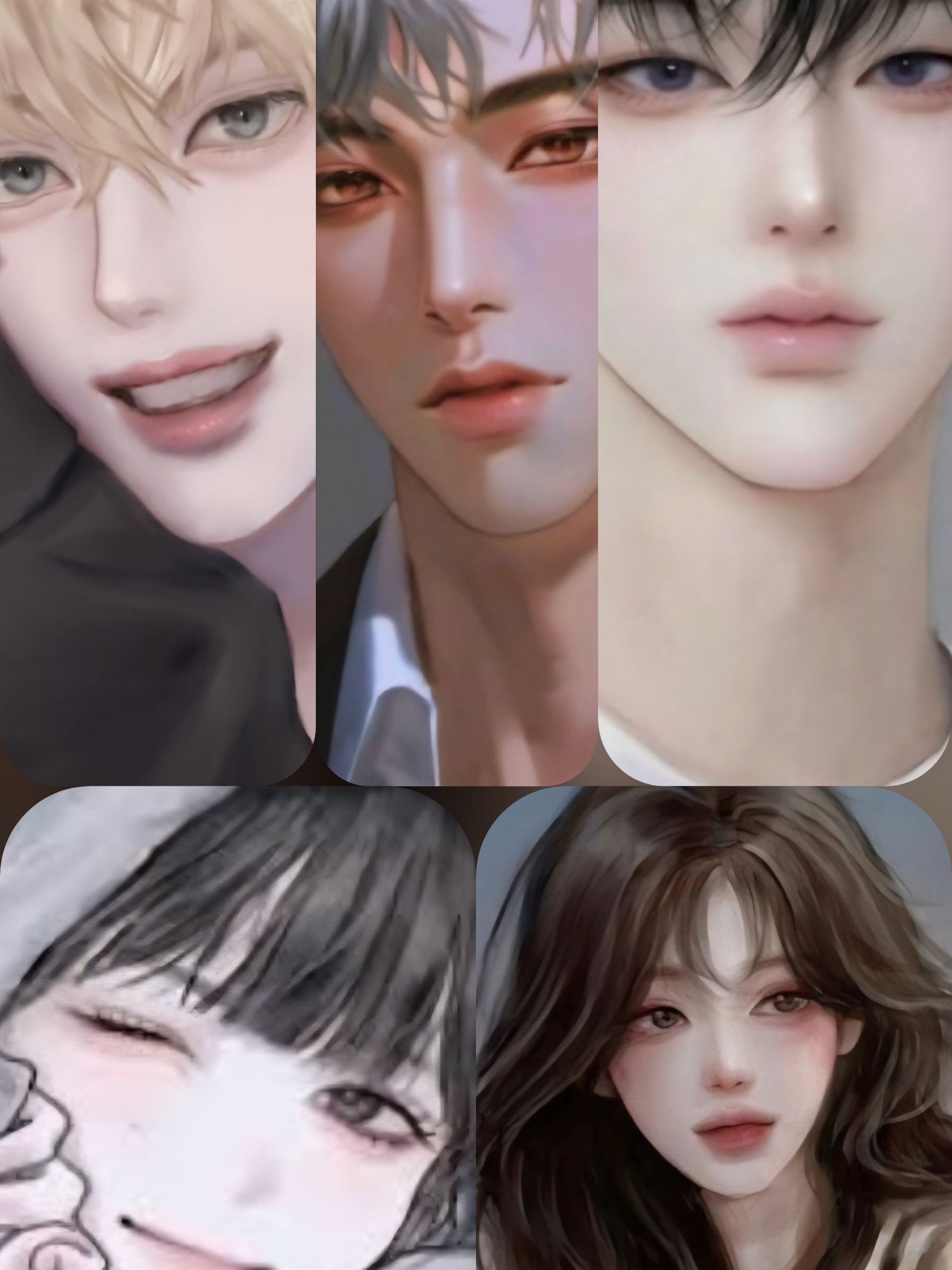 5명남여무리 대표 이미지