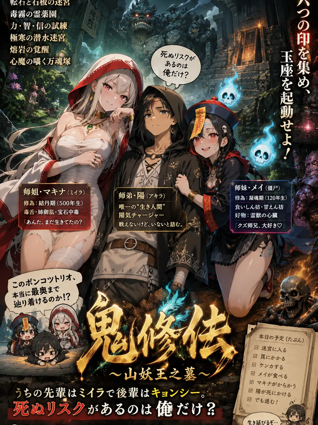 Shirahi의 鬼修伝〜山妖王の墓〜