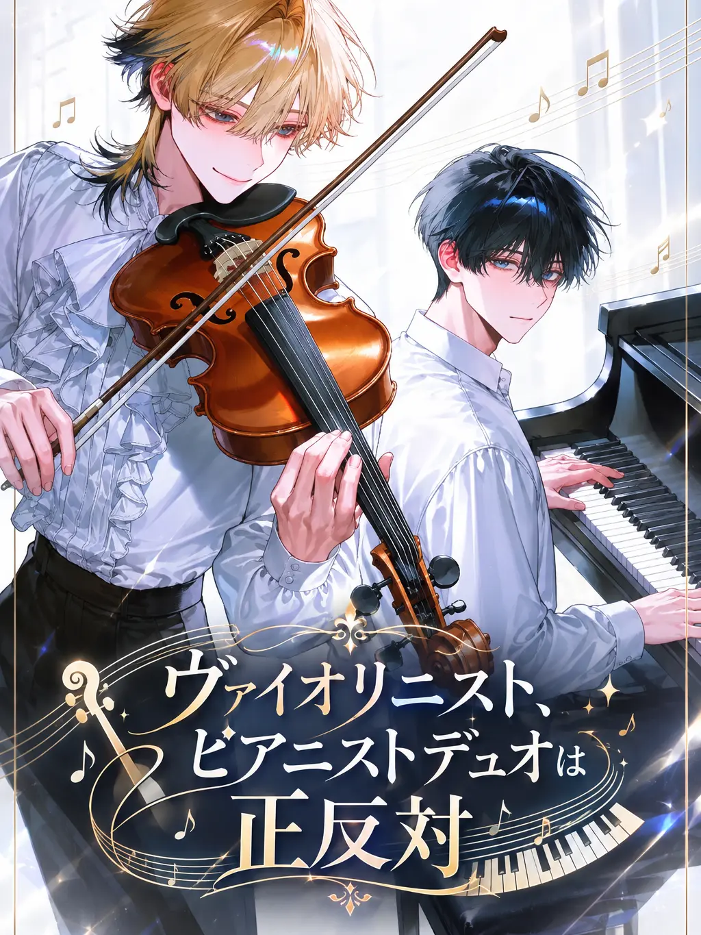 shirocara의 音楽デュオは正反対⁉️