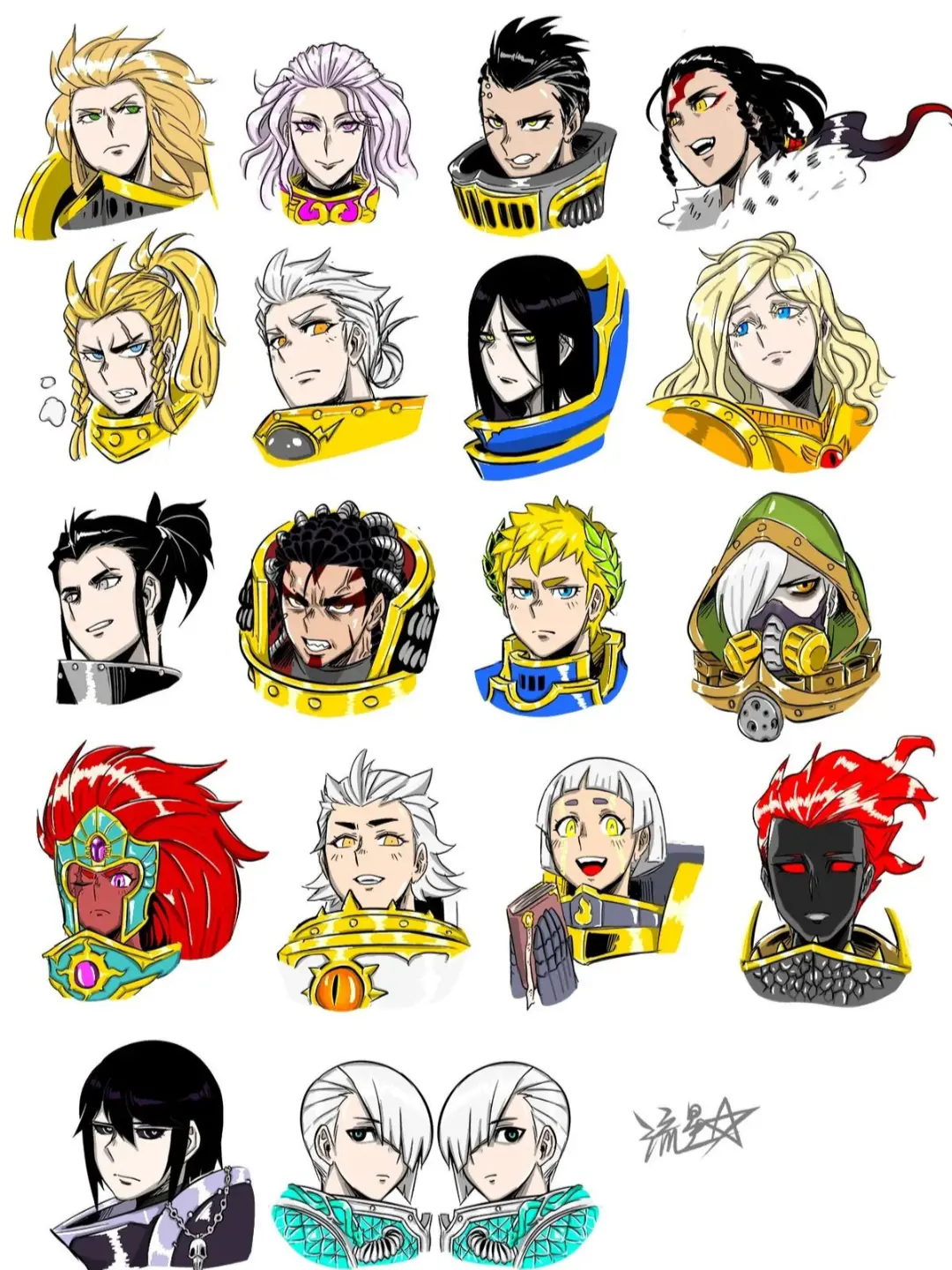 Leon_Scott_Kennedy의 Warhammer 40,000 Female Primarchs