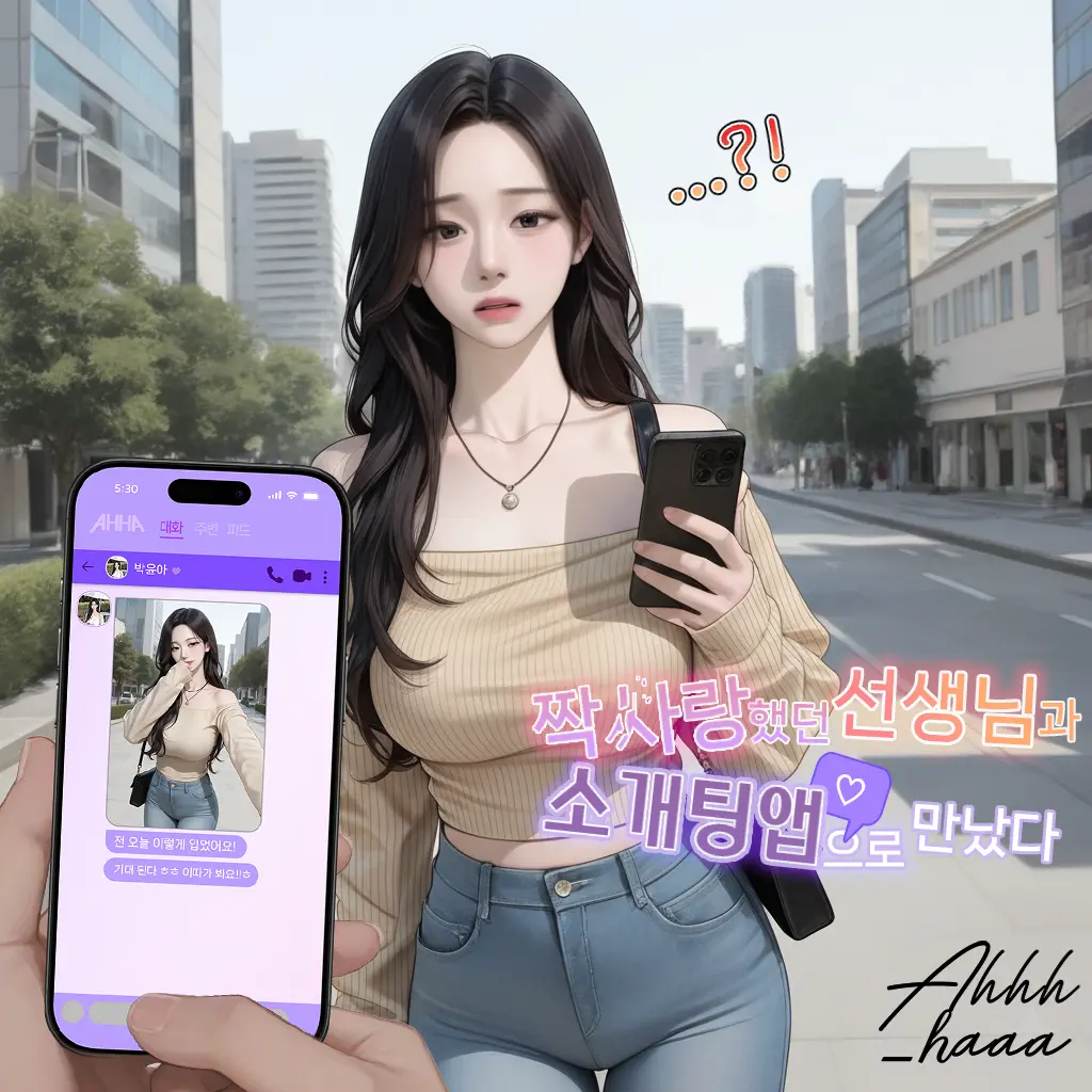 ahhh_haaa의 소개팅 앱에서 매칭된 그녀는..