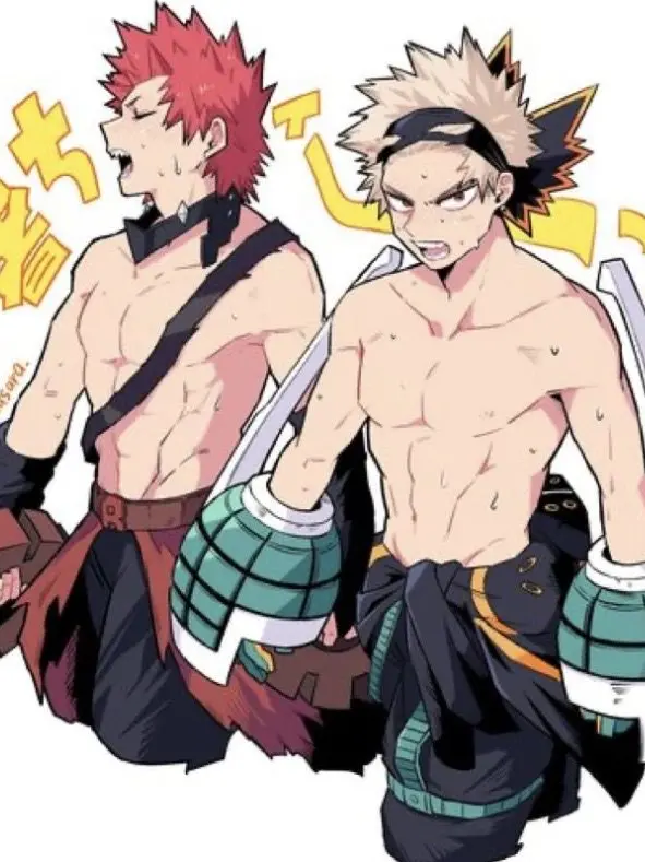 Lmaorn의 Kirishima & bakugo fight over you