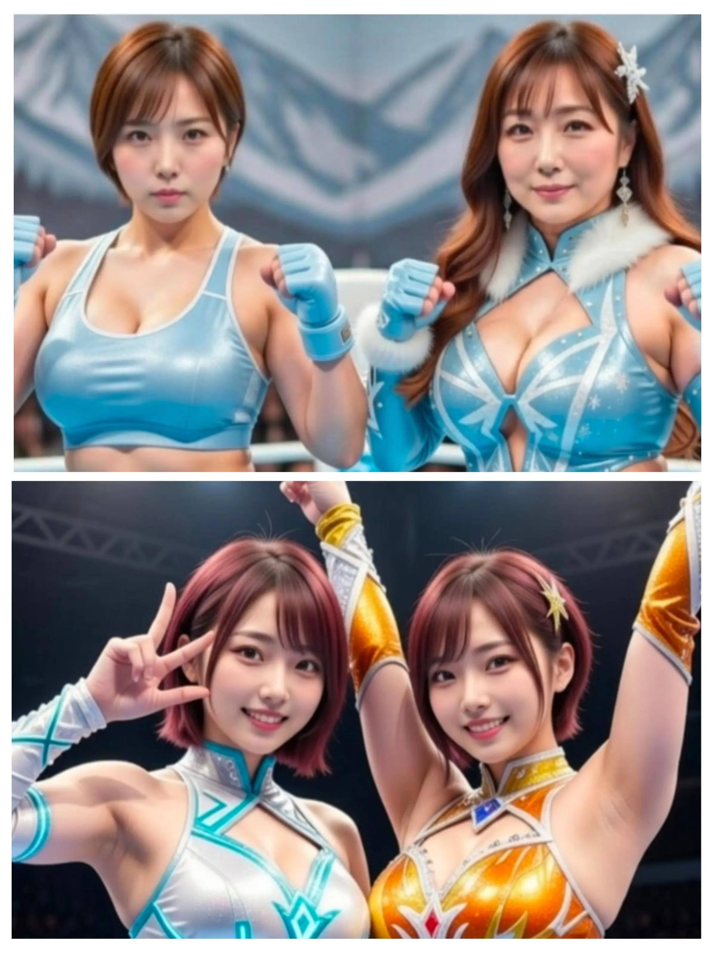 FussyBike0534의 双子&母娘レスラーの恋路