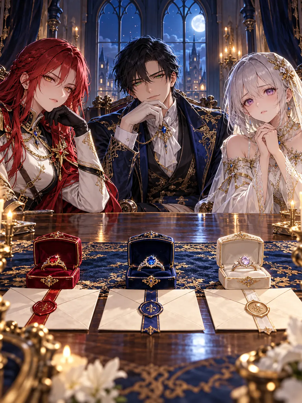 leadhamlet의 婚約候補3人、全員が嘘つき。