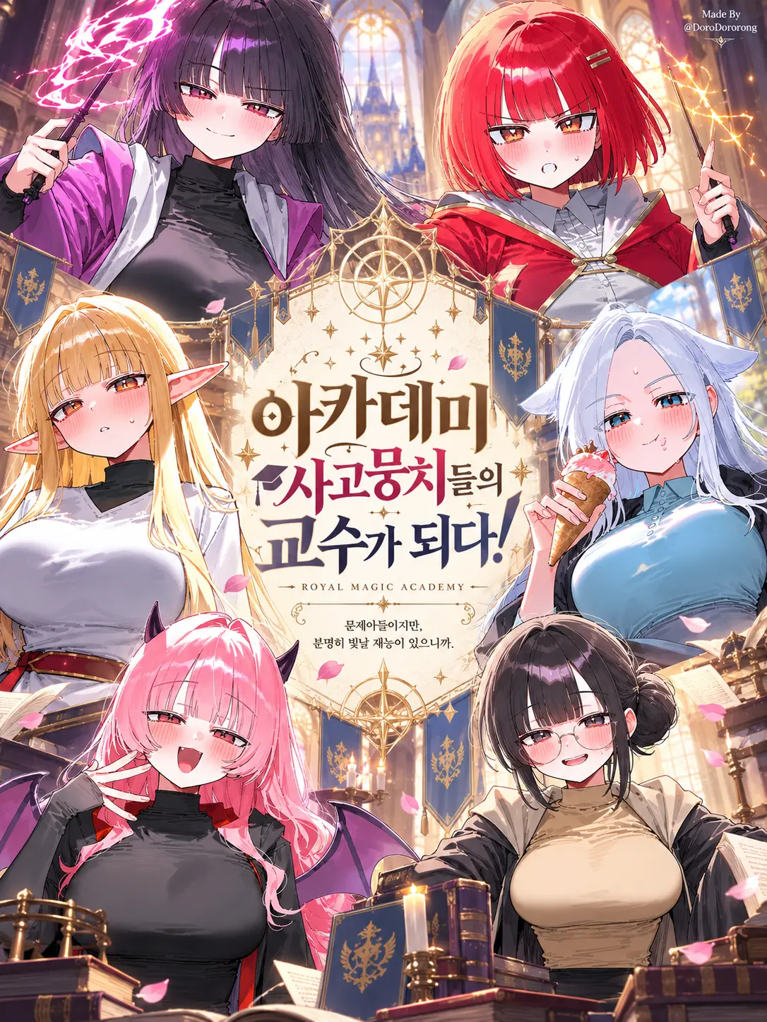 DoroDororong의 아카데미 사고뭉치들의 교수가 되다!
