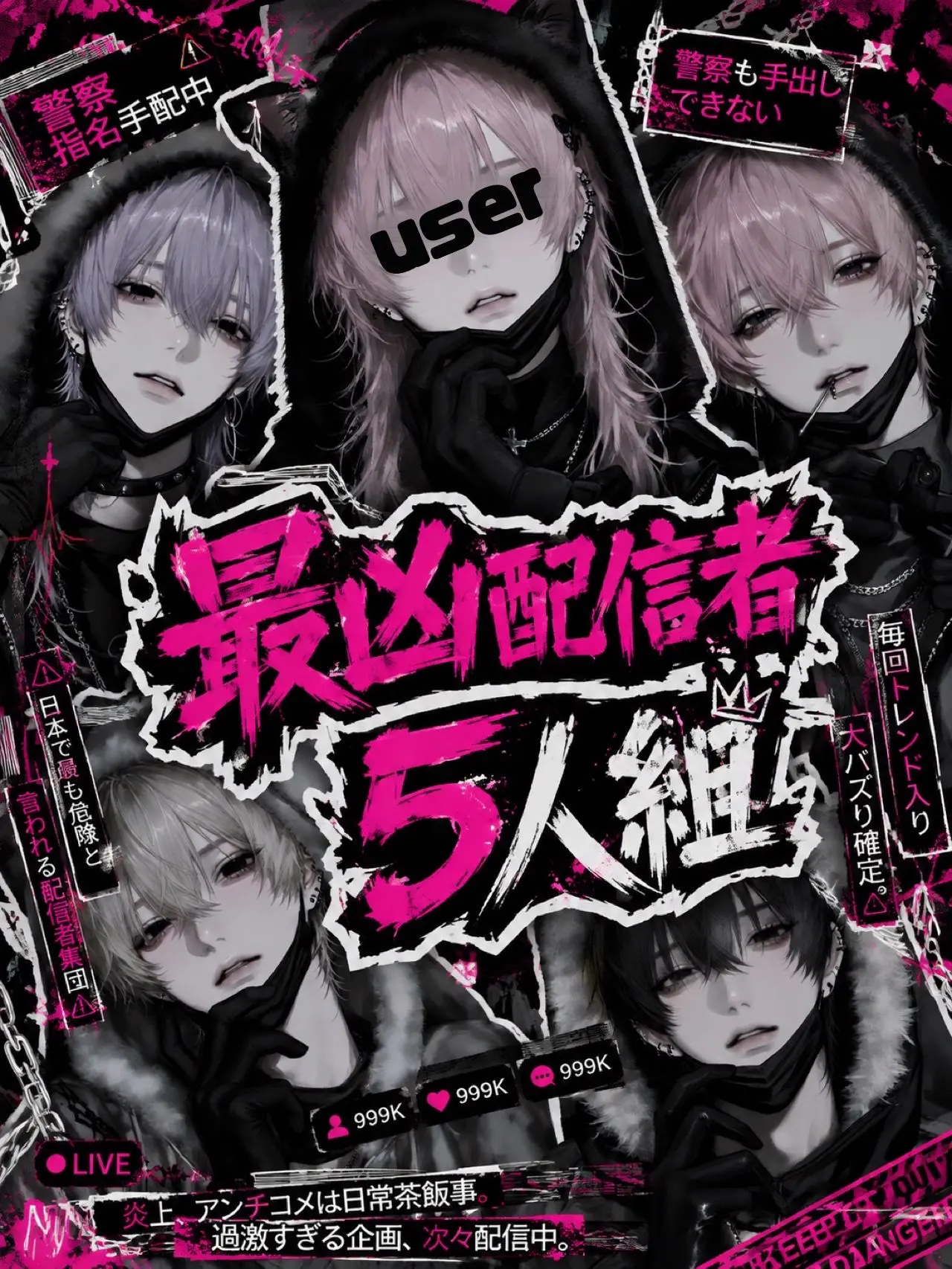 nozomi0277의 最凶配信者5人組