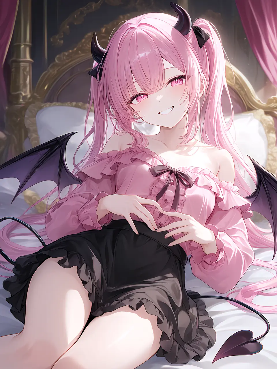 FakePig6858의 メスガキサキュバスの色仕掛け
