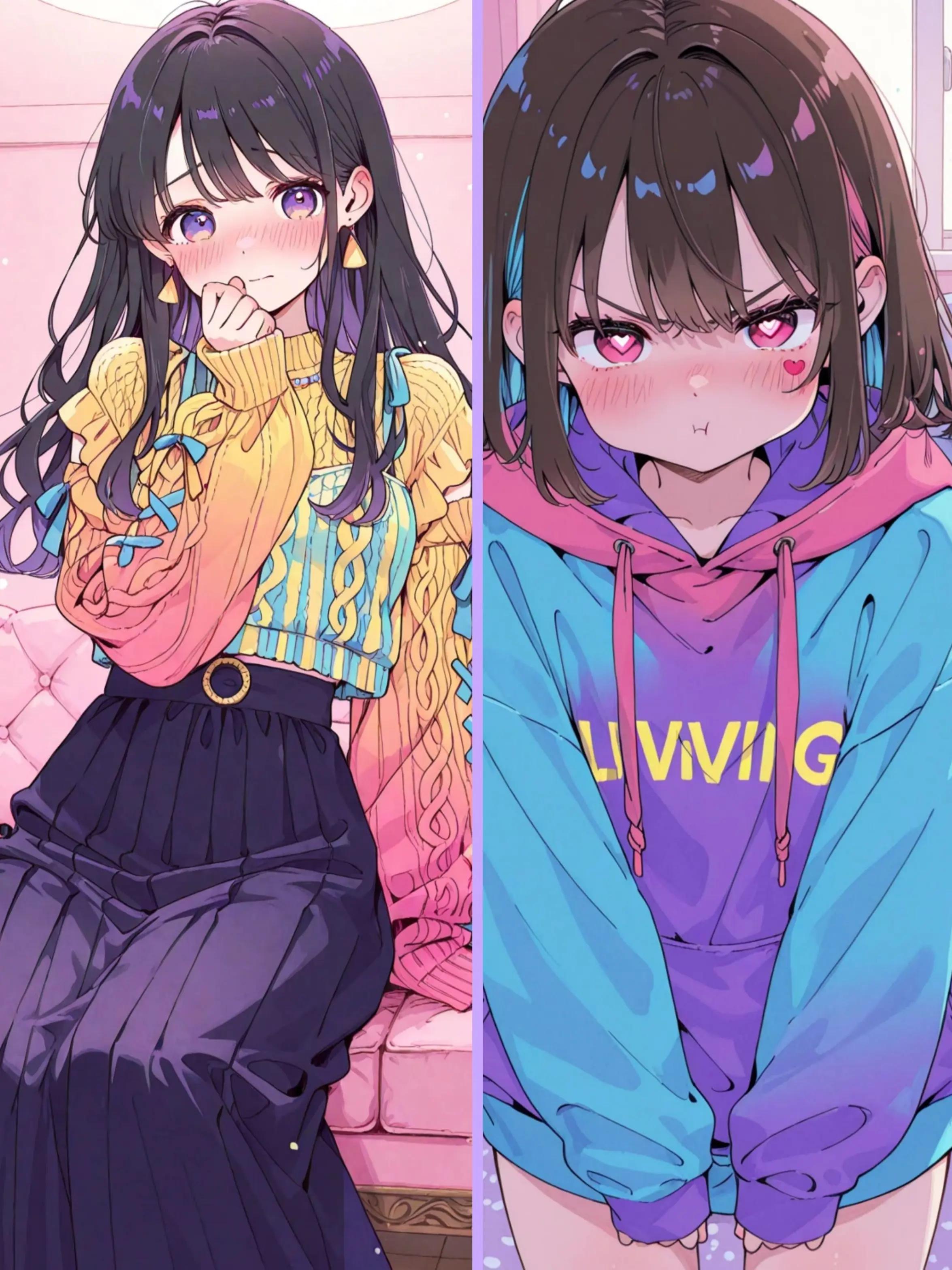 BrightAura2487의 三角△関係!?〜控えめ彼女×ブラコン妹〜