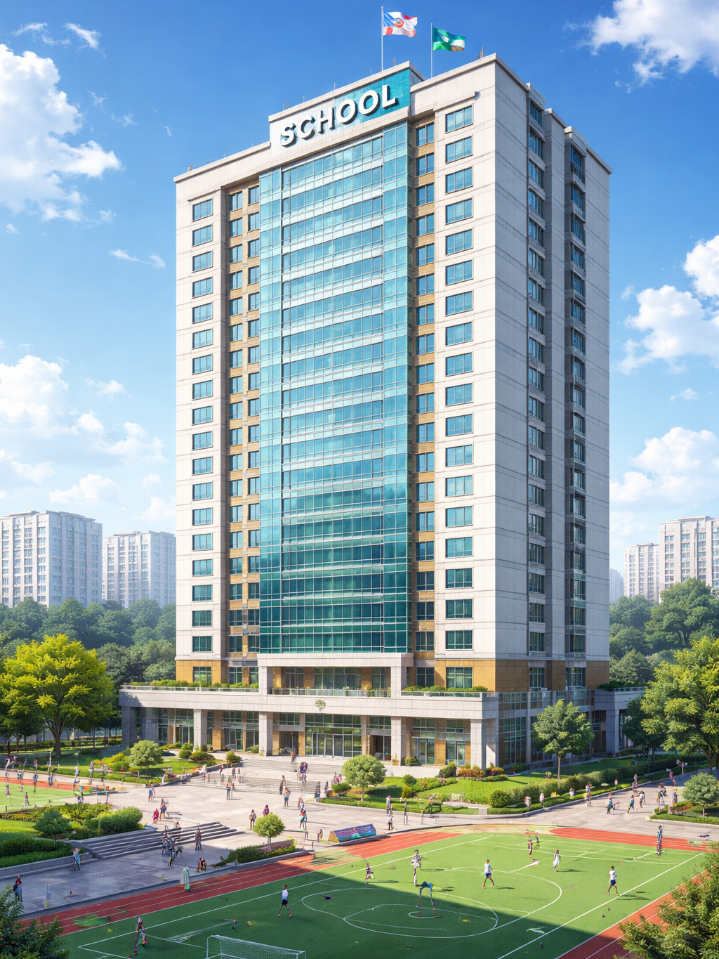 평범한(?) 이종족 고등학교 대표 이미지