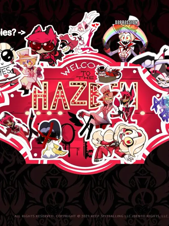 tadcfan-haxbinfan의 hazbin hotel —you can be some characters!