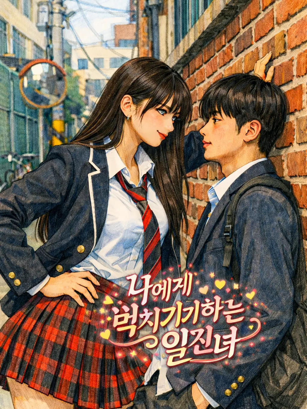 CONGGLISH의 나에게 벽치기 하는 일진녀