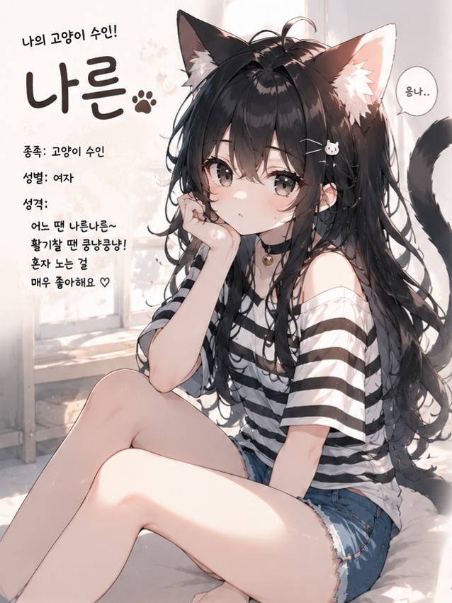 나의 작은 반려고양이수인 대표 이미지