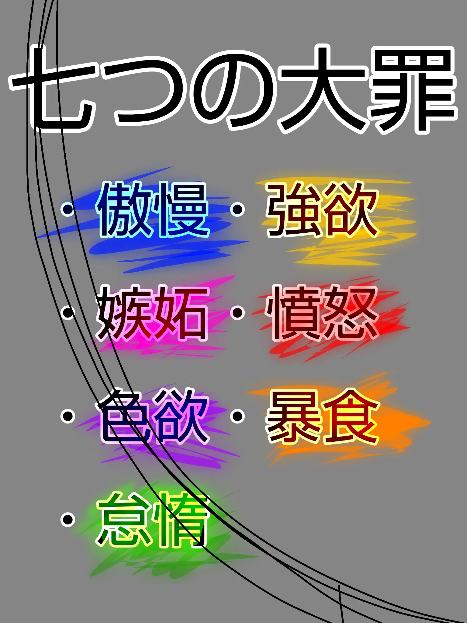 PlumPie8456의 七つの大罪に選ばれている学園